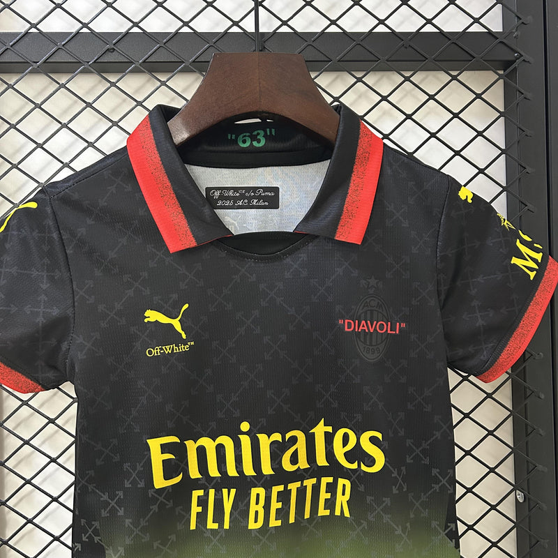 Conjunto Infantil - Milan x Off-White 25/26