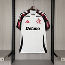 Camisa Flamengo 2025/26 II Away - Torcedor - Todos Patrocínios - Branca