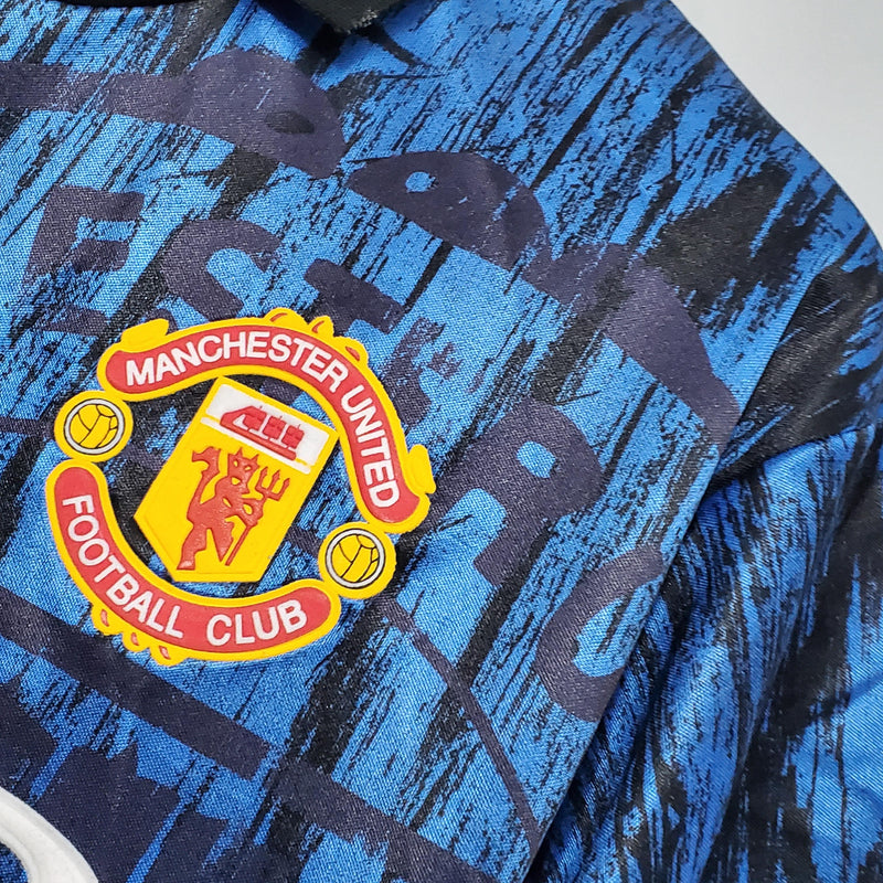Camisa Retrô Manchester United 1992/1993 II Away - Azul - Umbro