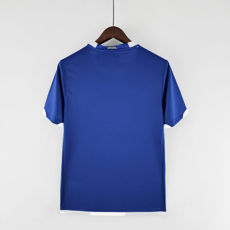 Camisa Retrô Brasil 2006 II Away - Azul - Nike