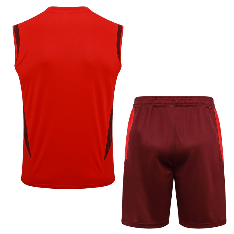 24/25 Conjunto Treino Internacional - Regata - Vermelho