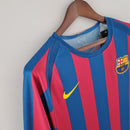 Camisa Retrô Barcelona 2005/2006 Final Champions I Home - Manga Longa Nike