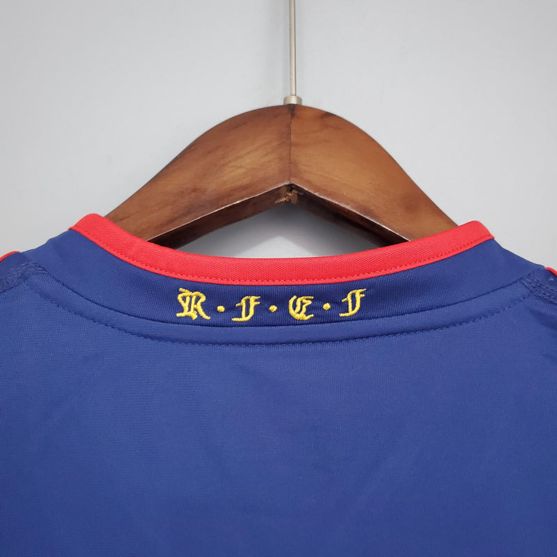 Camisa Retrô Espanha 2010 II Away - Azul - Adidas