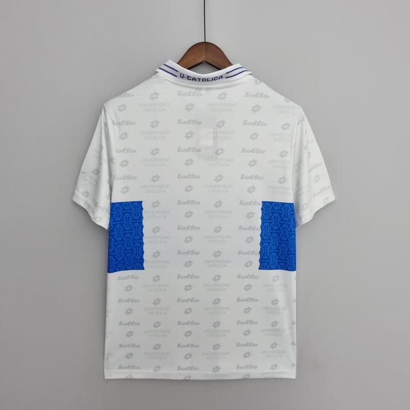 Camisa Retrô Universidad Católica 1996 III Third - Branca - Lotto