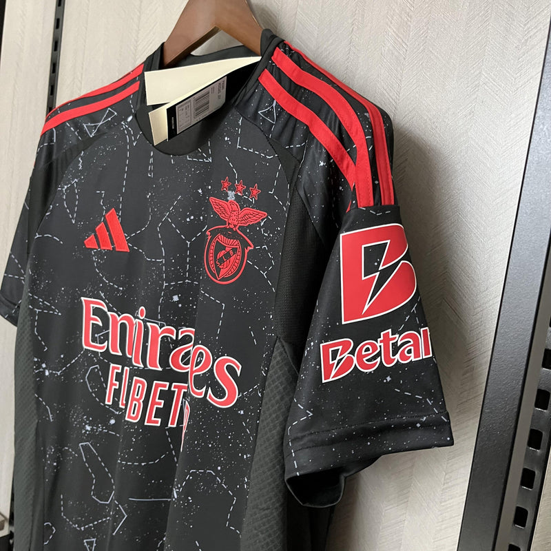 Camisa Benfica 2024/25 II Away - Torcedor - Preta