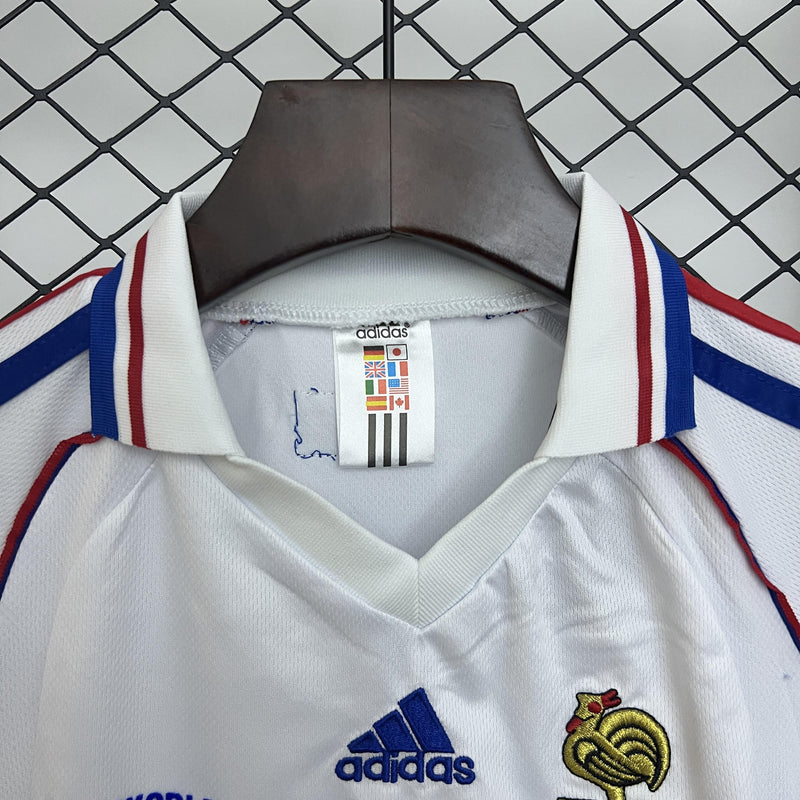 Conjunto Infantil Retrô - França 1998 Away II