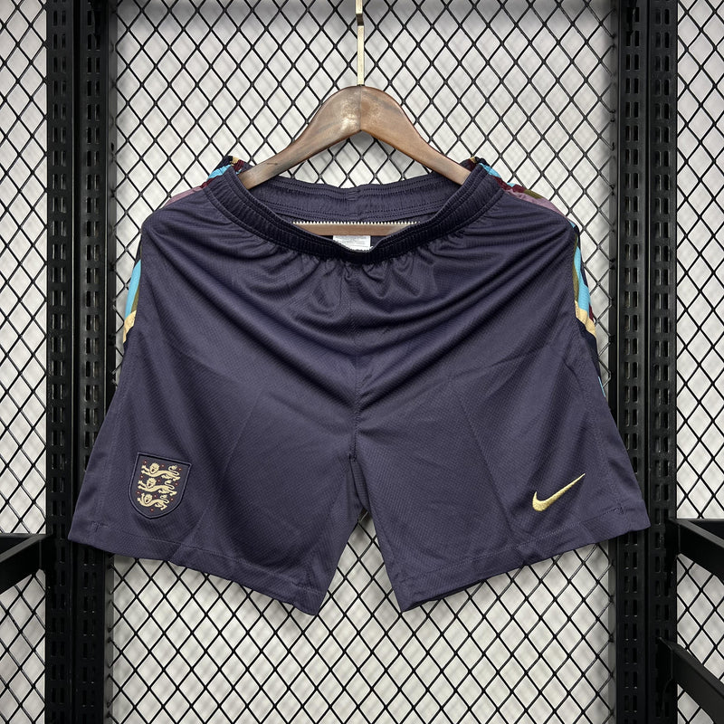 Short Inglaterra 2024/2025 Euro II Away - Roxo