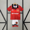 Conjunto Infantil Retrô - Manchester United 1994/96 I Home