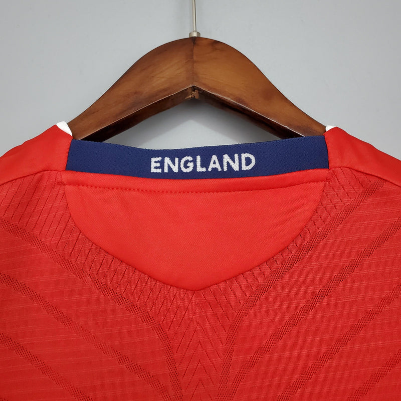 Camisa Retrô Inglaterra 2008/2010 II Away - Vermelha