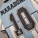 Camisa Retrô Maradona Argentina 2001 Comemorativa