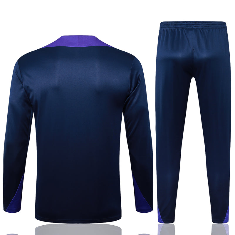 25/26 Conjunto Treino Corinthians - Frio Zíper Curto - Roxo Escuro