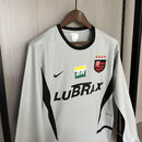 Camisa Retrô Flamengo Goleiro 2002/2003 Cinza - Manga Longa Nike