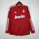 Camisa Retrô Real Madrid 2011/2012 III Third Vermelha - Manga Longa Adidas