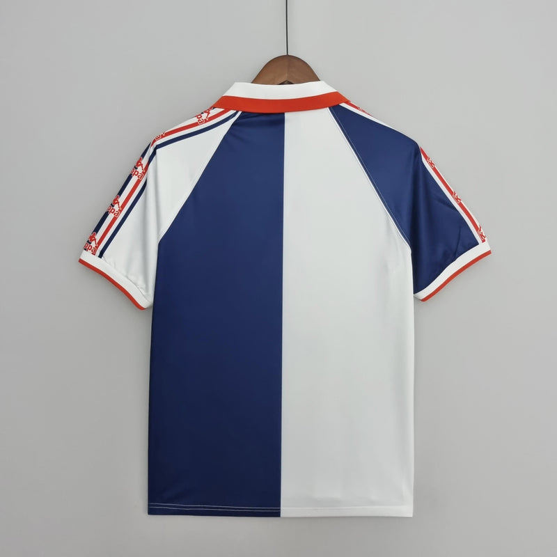 Camisa Retrô Athletic Bilbao 1997/1998 II Away - Azul - Kappa