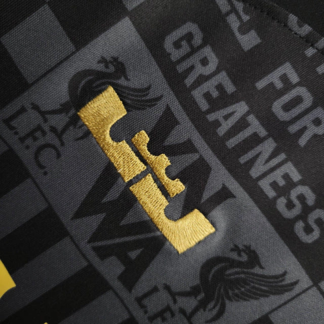 Camisa Liverpool 2024/25 Edição Especial Lebron James - Torcedor - Cinza