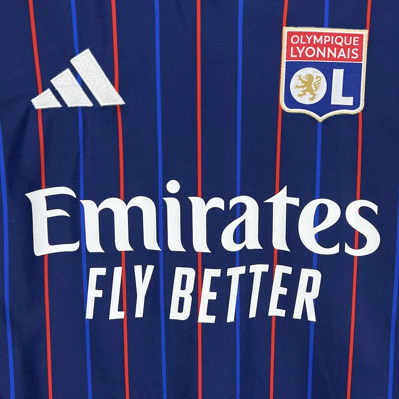 Camisa Lyon 2025/26 II Away - Torcedor - Azul