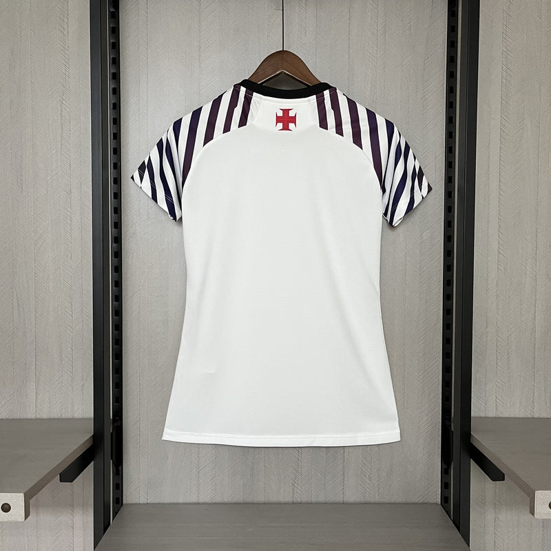 Camisa Vasco 2024/25 Pré-Jogo Consciência Negra - Feminina - Branca