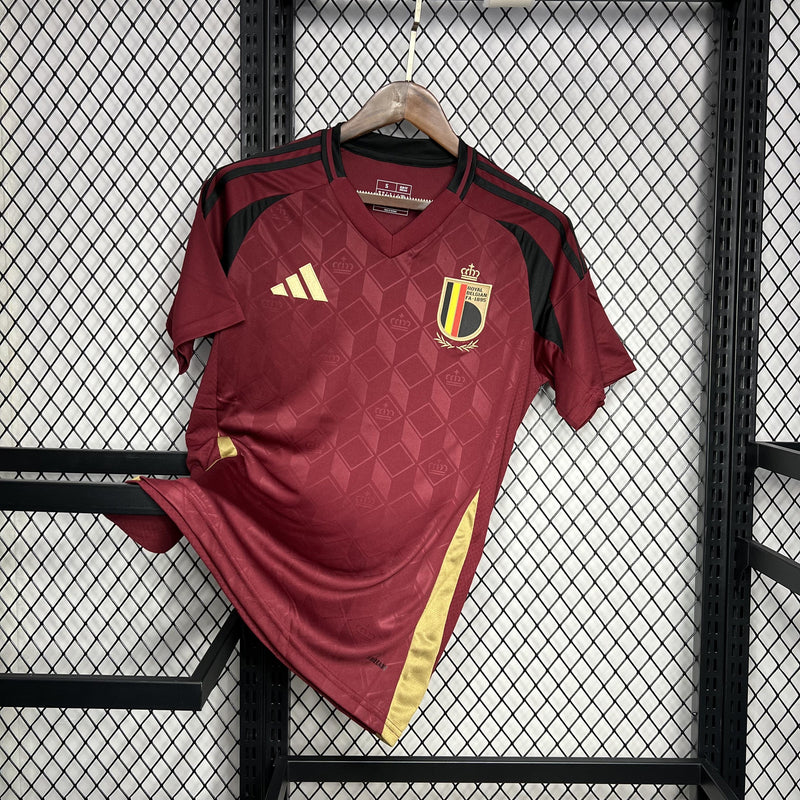 Camisa Bélgica 2024/25 Euro I Home - Torcedor