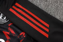 24/25 Conjunto Treino Manchester United - Frio Zíper Curto - Vermelho