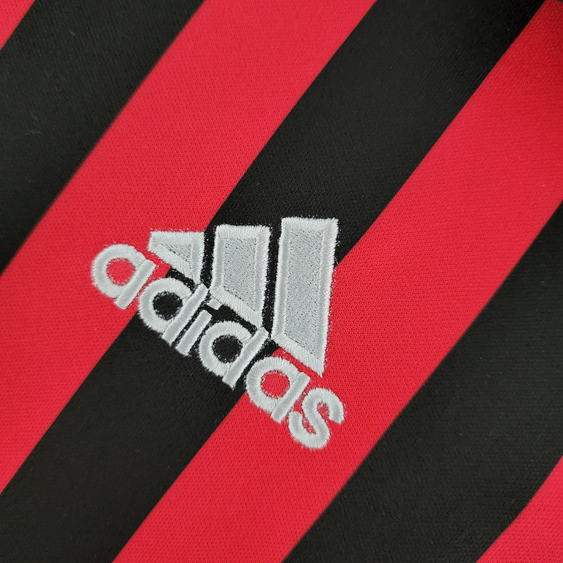 Camisa Retrô Milan 1999/2000 I Home - Manga Longa Adidas