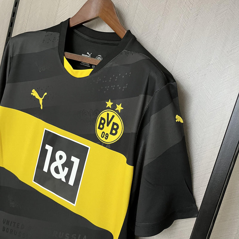 Camisa Borussia Dortmund 2024/25 II Away - Torcedor - Preta