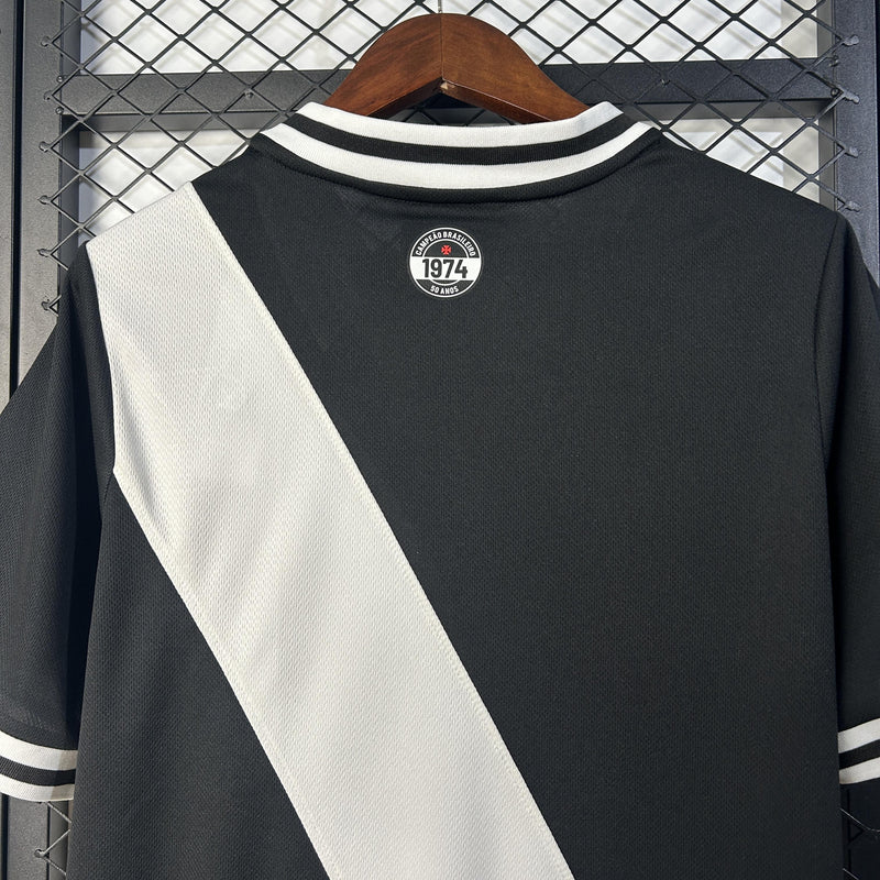 Camisa Vasco 25/26 II Fora - Torcedor - Preta e Branca