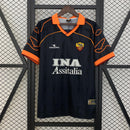 Camisa Retrô Roma 1999/2000 II Away - Preta - Diadora