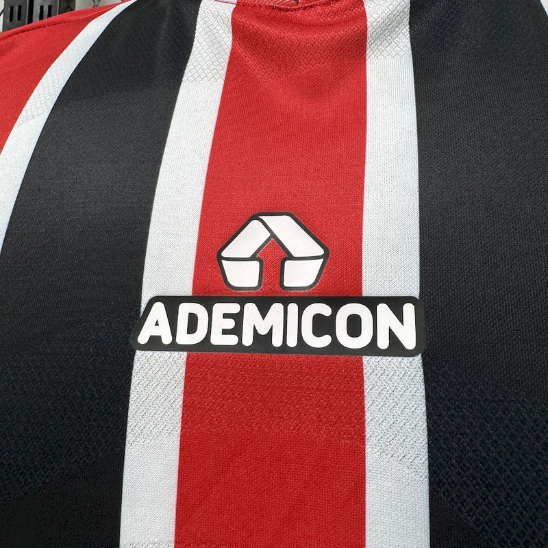 Camisa São Paulo 2025/2026 II Away - Vermelha - Jogador