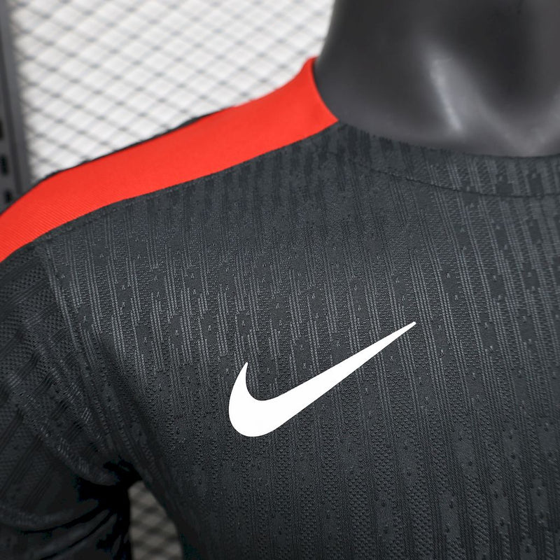 Camisa Barcelona 2024/2025 Pré-Jogo - Preta - Jogador