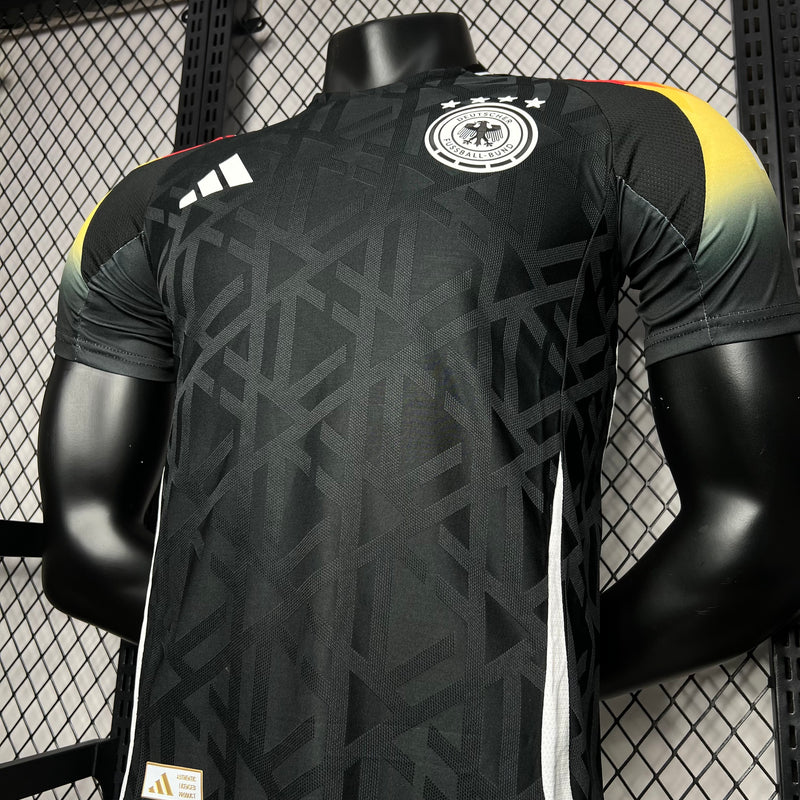 Camisa Alemanha 2024/25 Euro Pré-Jogo - Jogador - Preta