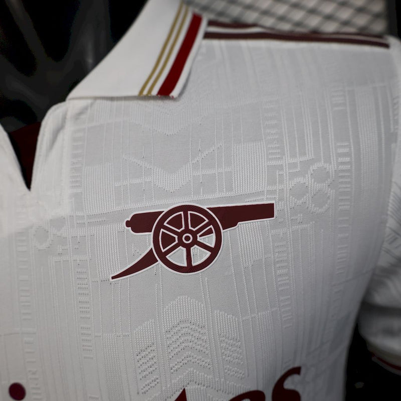 Camisa Arsenal 2025/2026 III Third - Branca - Jogador
