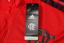23/24 Conjunto Comissão Flamengo - Frio Zíper Curto - Vermelho