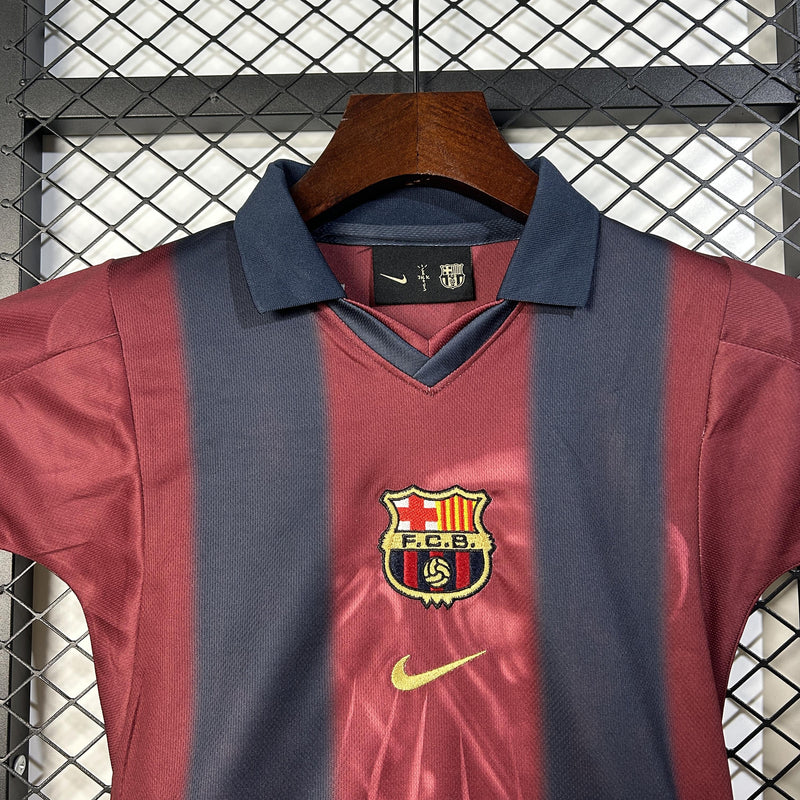 Conjunto Infantil - Barcelona 25/26 Edição Especial Cactus Jack Retrô
