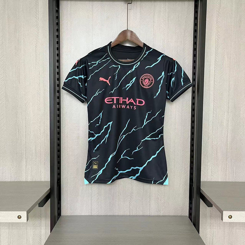 Camisa Manchester City 2023/24 III Third - Feminina - Preta