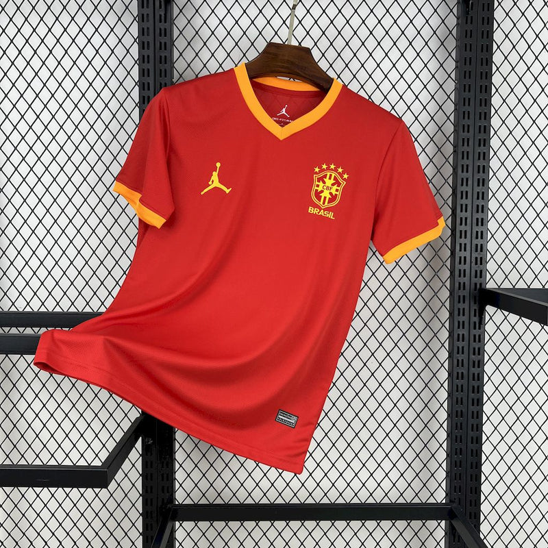 Camisa Brasil Edição Especial Vermelha Jordan - Torcedor