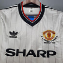 Camisa Retrô Manchester United 1983 II Away - Adidas - Branca