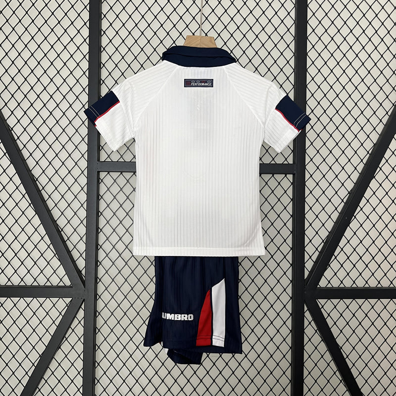 Conjunto Infantil Retrô - Inglaterra 1998 I Home