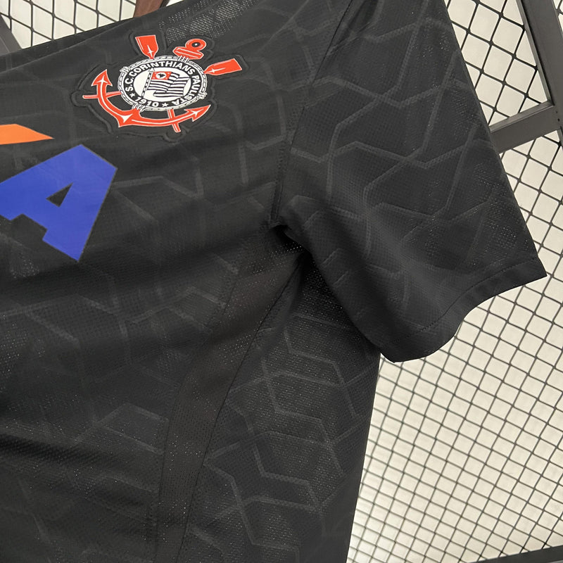 Camisa Retrô Corinthians 2012/2013 II Away - Preta - Nike