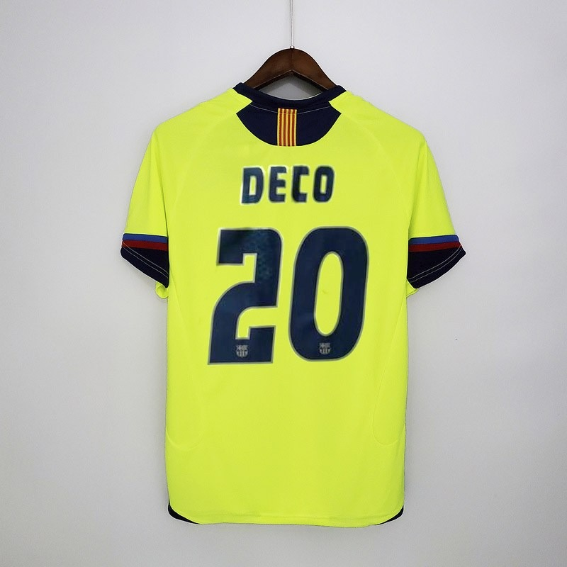 Camisa Retrô Barcelona 2005/2006 II Away - Verde - Nike