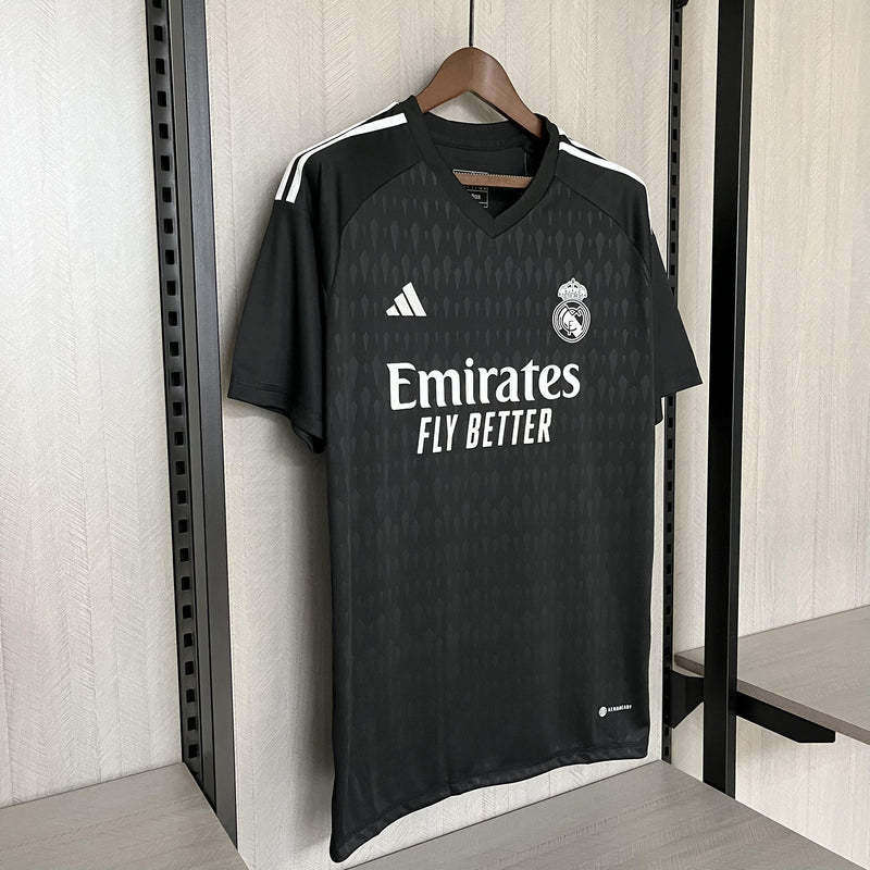 Camisa Real Madrid 2023/24 Goleiro Preta - Torcedor