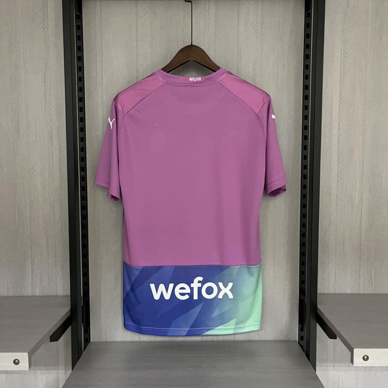 Camisa Milan 2023/24 III Third - Torcedor - Rosa