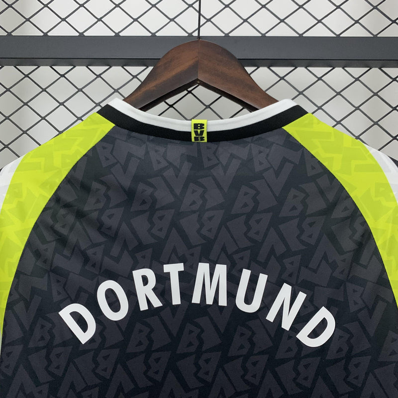Camisa Retrô Borussia Dortmund 1995/1996 II Away - Preta - Nike