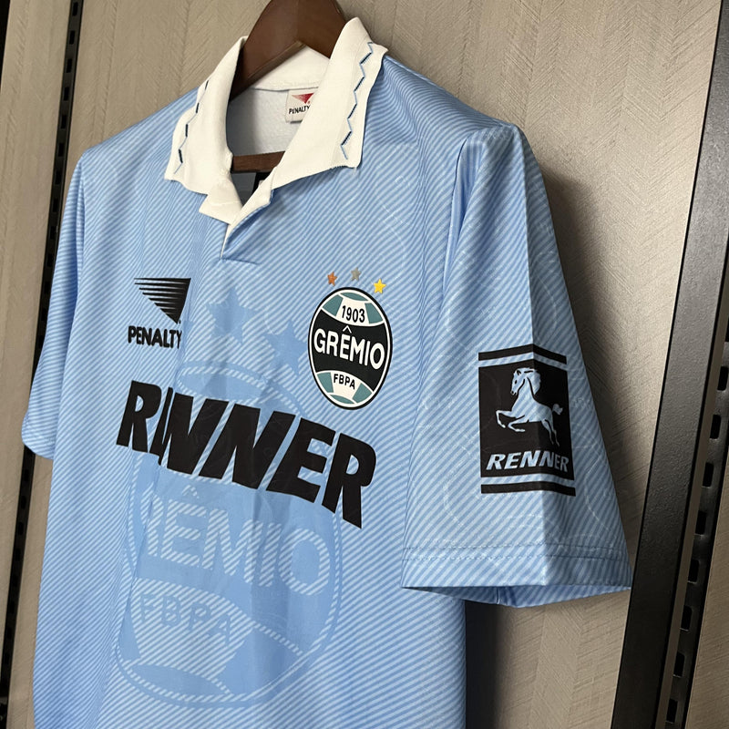 Camisa Retrô Grêmio 1995/1996 III Third - Azul Celeste - Penalty