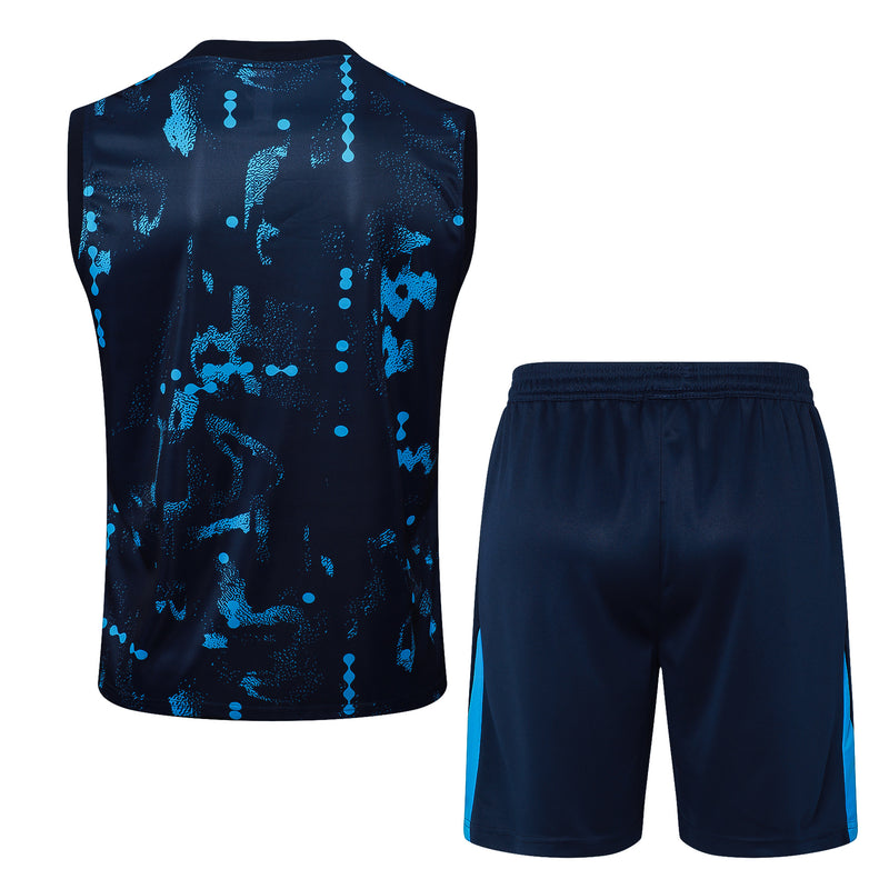 24/25 Conjunto Treino Chelsea Regata - Azul Escuro