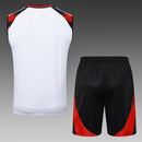 25/26 Conjunto Flamengo Regata II Fora - Branco
