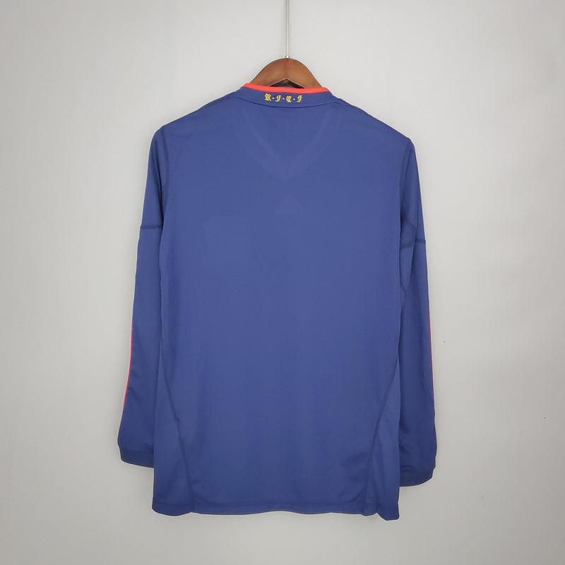Camisa Retrô Espanha Final Copa 2010 II Away - Azul - Manga Longa Adidas