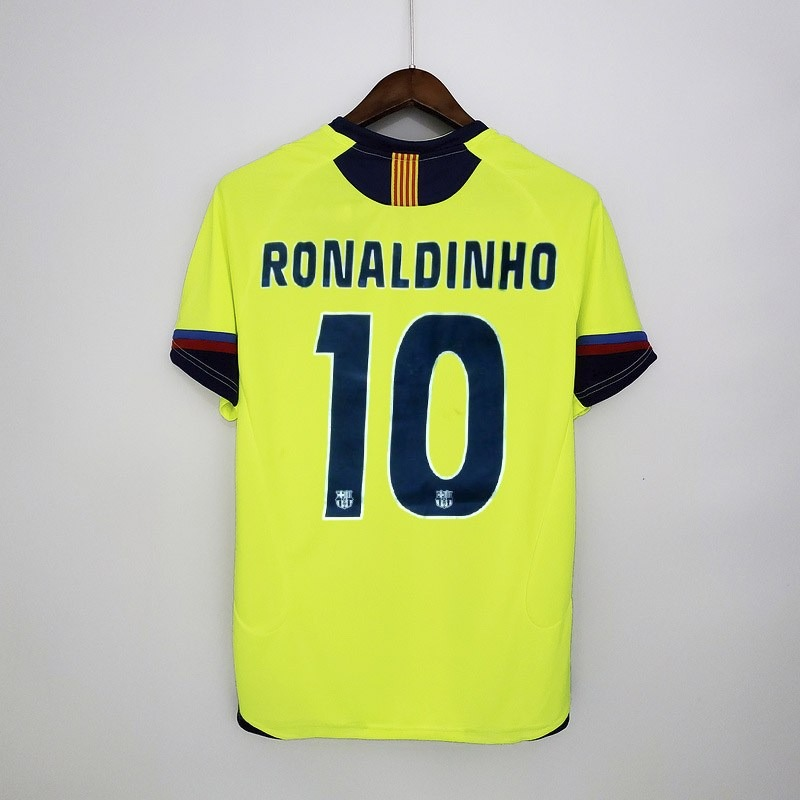 Camisa Retrô Barcelona 2005/2006 II Away - Verde - Nike