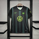 Camisa Wolfsburg 2024/25 II Away - Torcedor - Preta