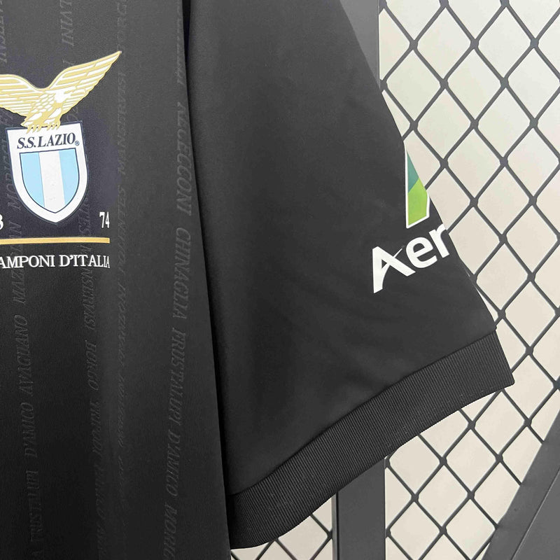 Camisa Lazio Edição Especial 50 Anos - Torcedor - Preta