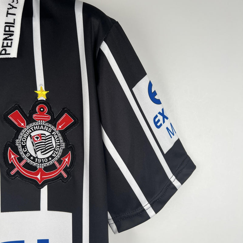 Camisa Retrô Corinthians 1997 II Away - Preta - Penalty